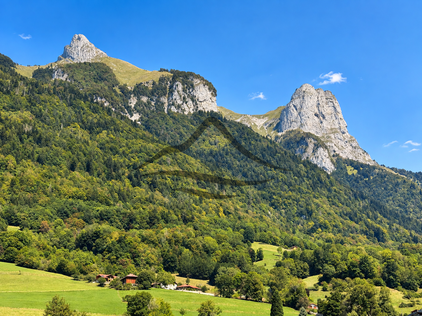 Terrain constructible à SAINT FERREOL - 421 m2 au calme, vue